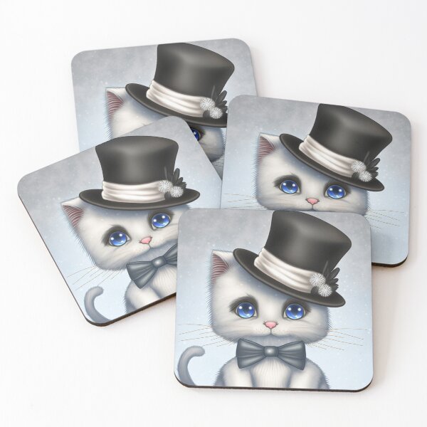Item preview, Snowy Kitten designed and sold by GummywormDesign.