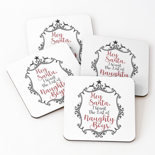 Item preview, Hey Santa, I want the list of naughty boys. designed and sold by OneLittleCrow.