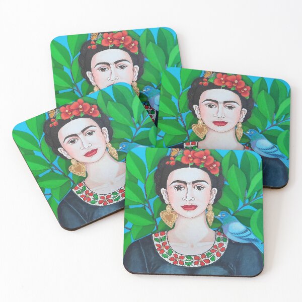 Artikelvorschau, Frida mit Taube entworfen und verkauft von Madalena Lobao-Tello.