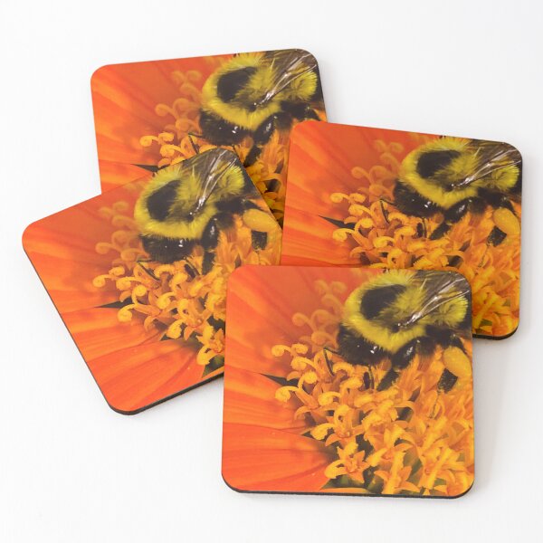 Item preview, Busy Bee on Tithonia  designed and sold by Wolfcreek1.