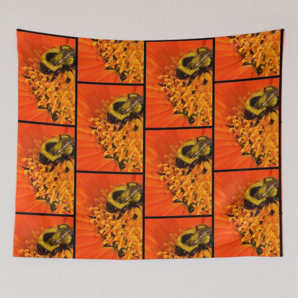 Item preview, Busy Bee on Tithonia  designed and sold by Wolfcreek1.