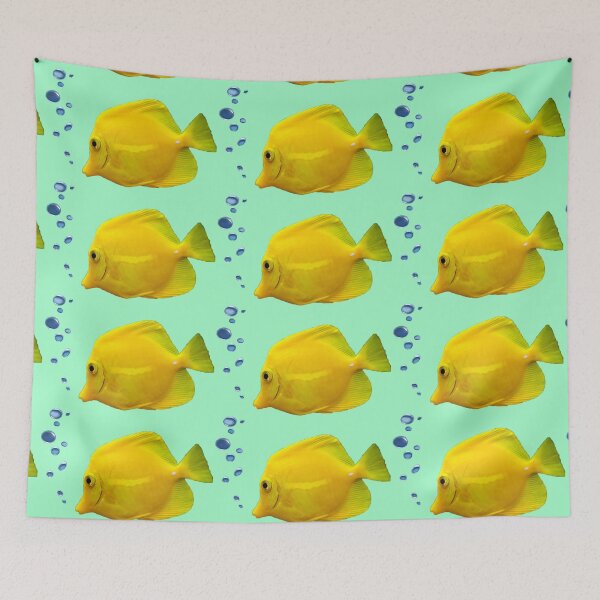 Item preview, Yellow Tang with Bubbles designed and sold by killies.