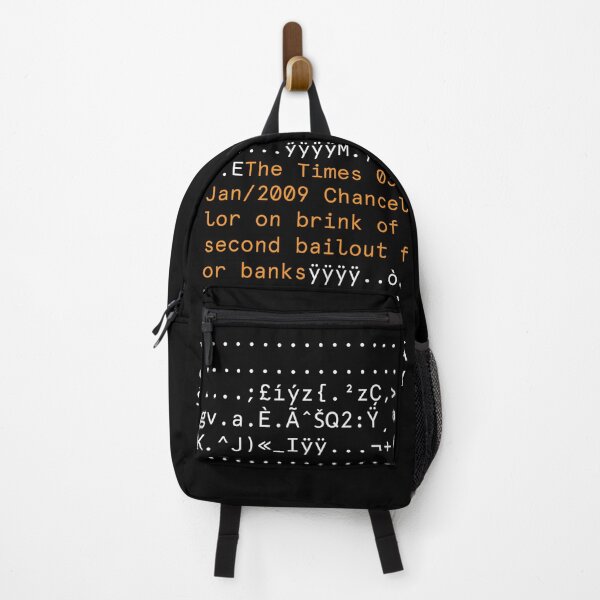 Item preview, BITCOIN FIRST BLOCK designed and sold by HodlerSqvad.