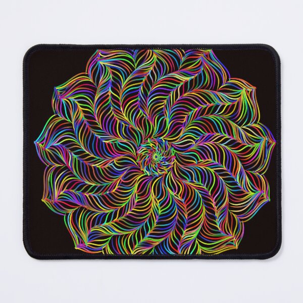 Item preview, Colorful abstract mandala designed and sold by zeljana0504.