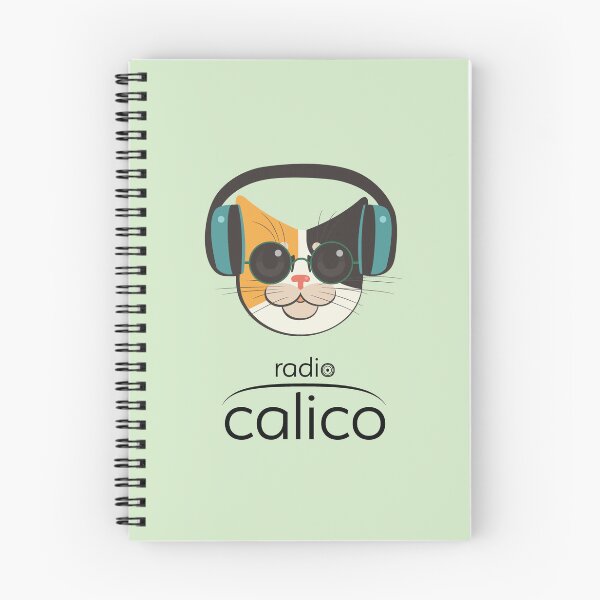 Item preview, Radio Calico: Cat Merch! Notebook w/logo designed and sold by RadioCalico.