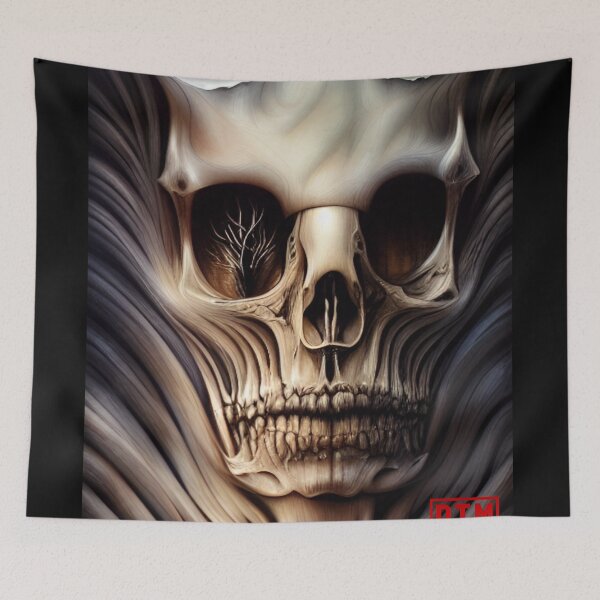 Item preview, Crazy looking skull  designed and sold by dtmtattoo.
