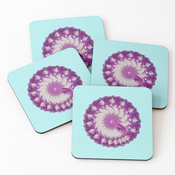 Item preview, Looky Looky sunglass eyes purple pop art circle pattern designed and sold by bryansteward.