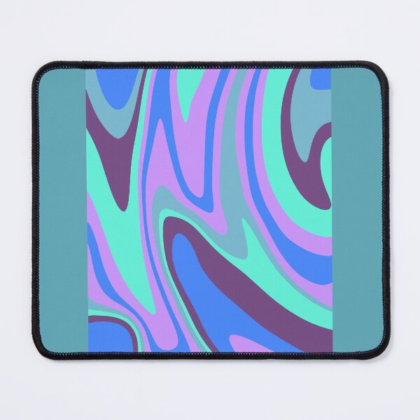Item preview, Cool Blue 1960's Retro Vintage Vector Art Pattern designed and sold by bethanyf12569.