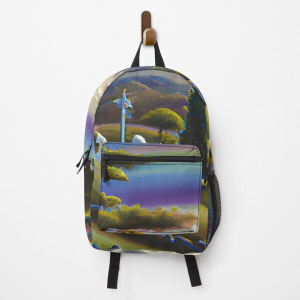 Item preview, Fantasy cartoon Landscape Dreamland designed and sold by druidwolfart.
