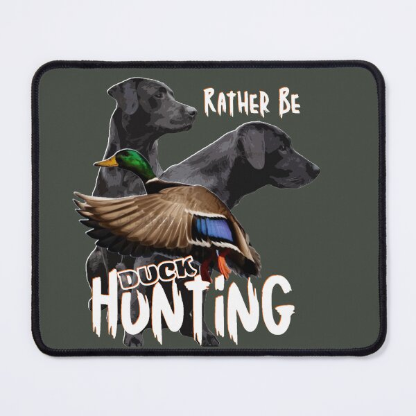 Item preview, Rather Be Hunting, Black Labrador Retrievers and Duck Hunting designed and sold by LifeCrush.