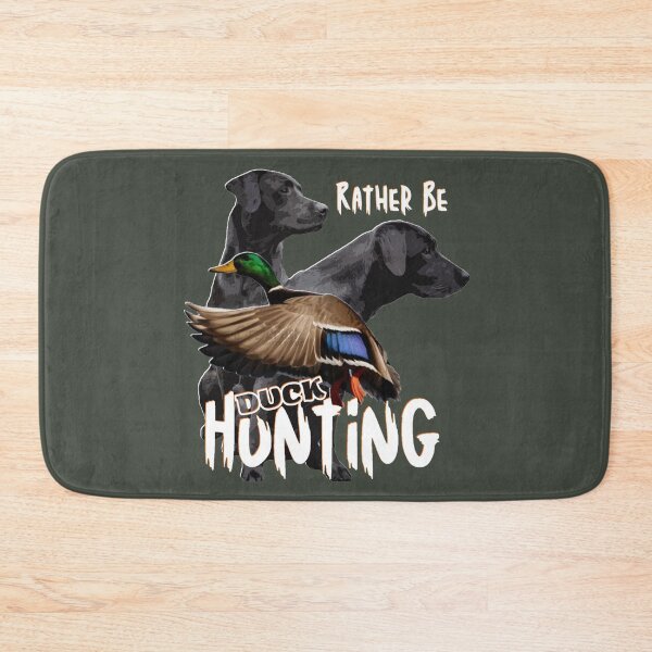 Item preview, Rather Be Hunting, Black Labrador Retrievers and Duck Hunting designed and sold by LifeCrush.