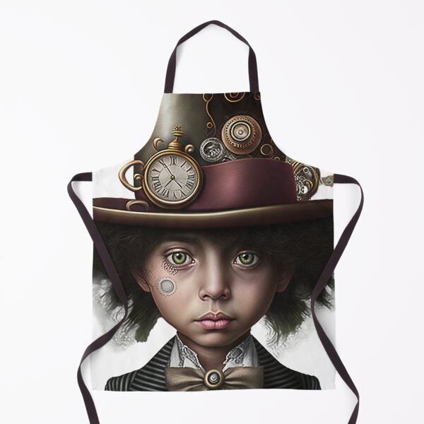 Item preview, Steampunk futurist Afrofuturist Young Mad Hatter- no background designed and sold by Blaché Designs.