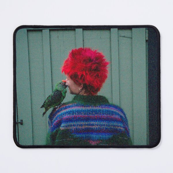 Item preview, Redheaded parrot and woman designed and sold by Greg McDonald.