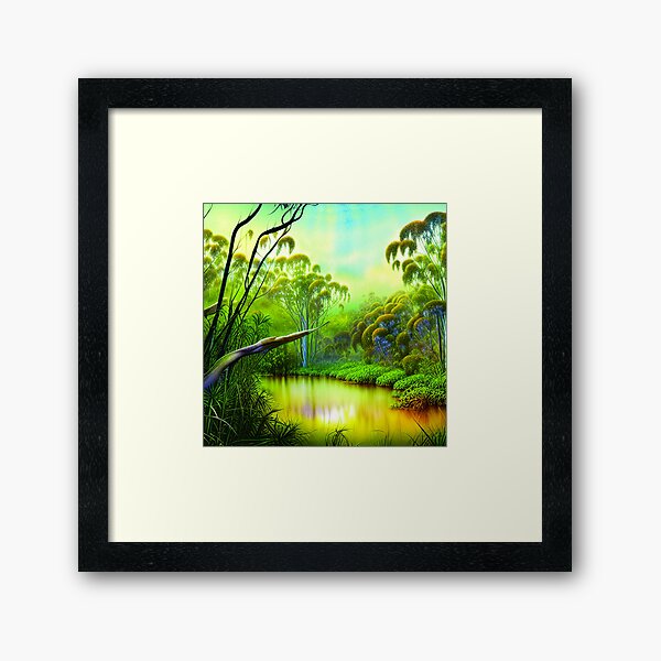 Item preview, Green Landscape with trees, Sceney Nature designed and sold by NatureFood.