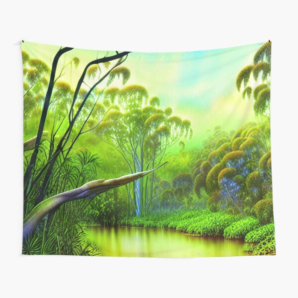 Item preview, Green Landscape with trees, Sceney Nature designed and sold by NatureFood.