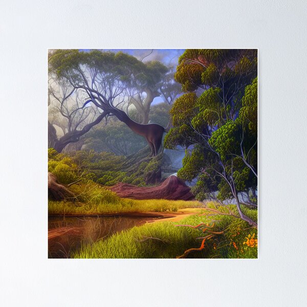Item preview, Green Landscape with trees, Sceney Nature designed and sold by NatureFood.