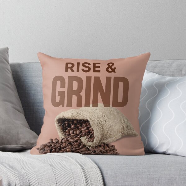 Item preview, Rise and Grind - Bag of Coffee Beans designed and sold by MtWoodsonSales.