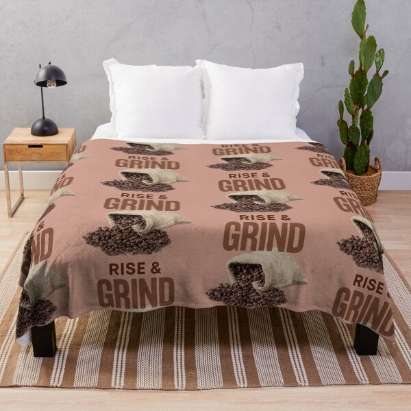 Item preview, Rise and Grind - Bag of Coffee Beans designed and sold by MtWoodsonSales.
