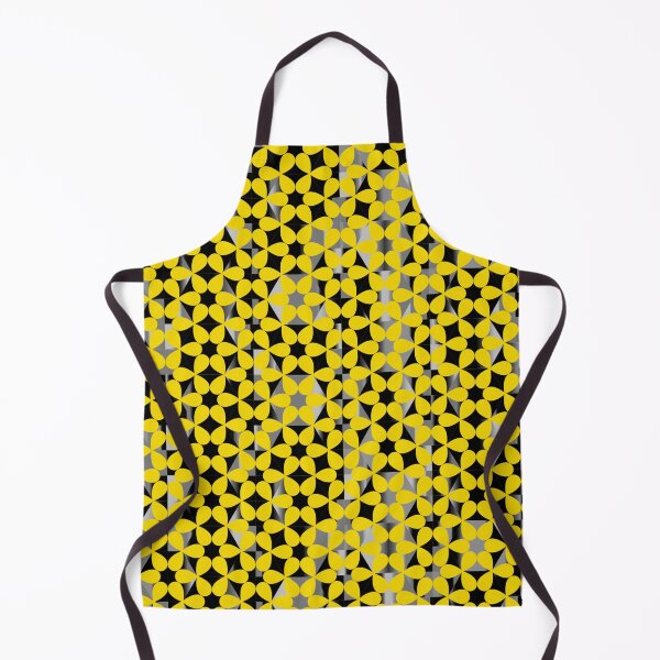 Item preview, Yellow Floral Modern Metal Geometric  designed and sold by ChristinasMess.