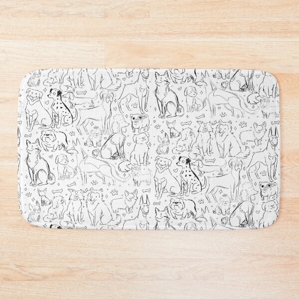 Item preview, Cute 20 doge breeds sketches style  designed and sold by Yarafantasyart.