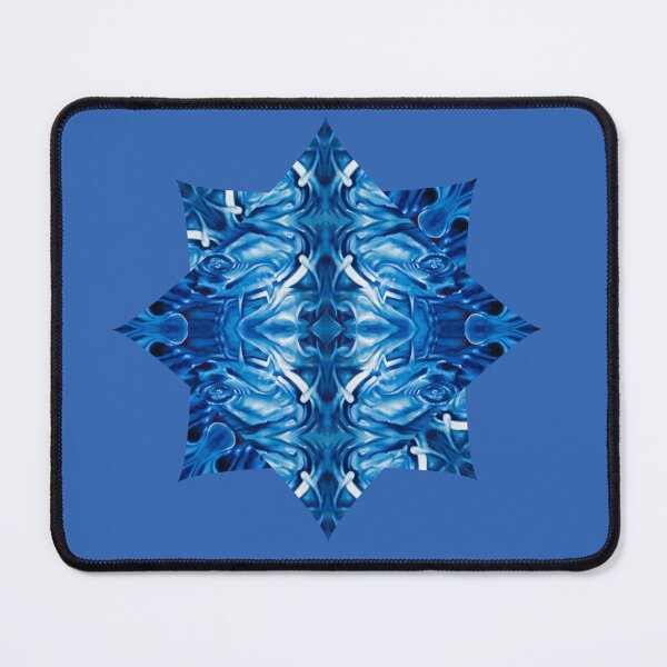 Item preview, Blue Velvet Splash star mandala water ocean waves pattern designed and sold by bryansteward.