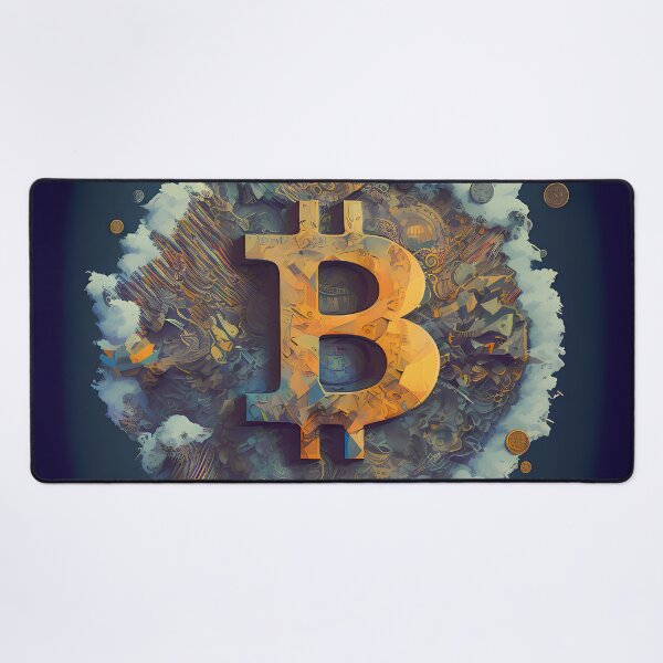 Item preview, Bitcoin Logo Fantasy Art designed and sold by HodlerSqvad.