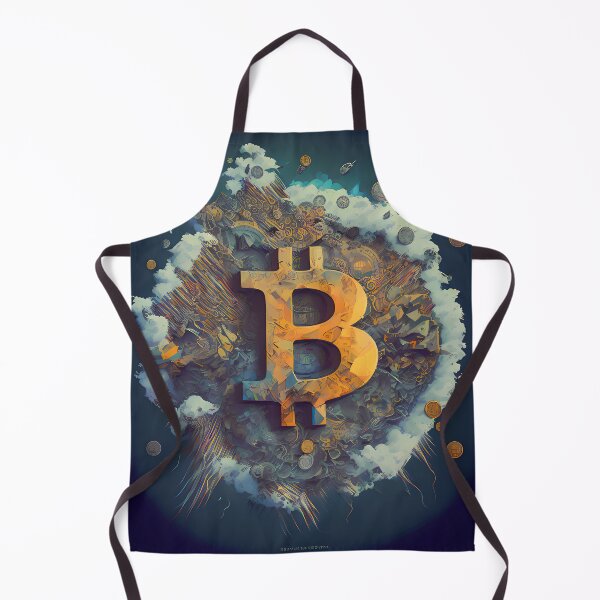 Item preview, Bitcoin Logo Fantasy Art designed and sold by HodlerSqvad.