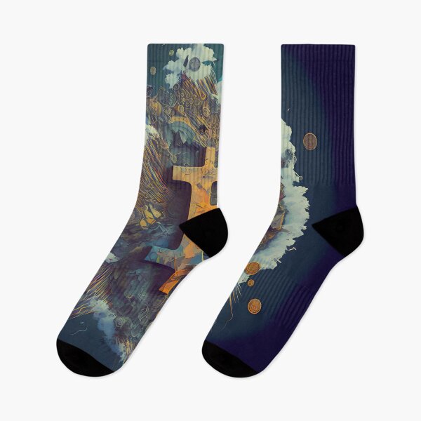 Item preview, Bitcoin Logo Fantasy Art designed and sold by HodlerSqvad.