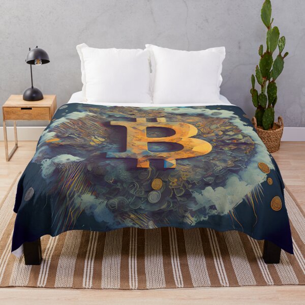 Item preview, Bitcoin Logo Fantasy Art designed and sold by HodlerSqvad.