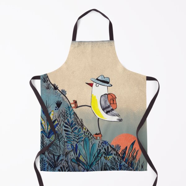Item preview, Mountain hiker bird at sunrise designed and sold by surfingsloth.