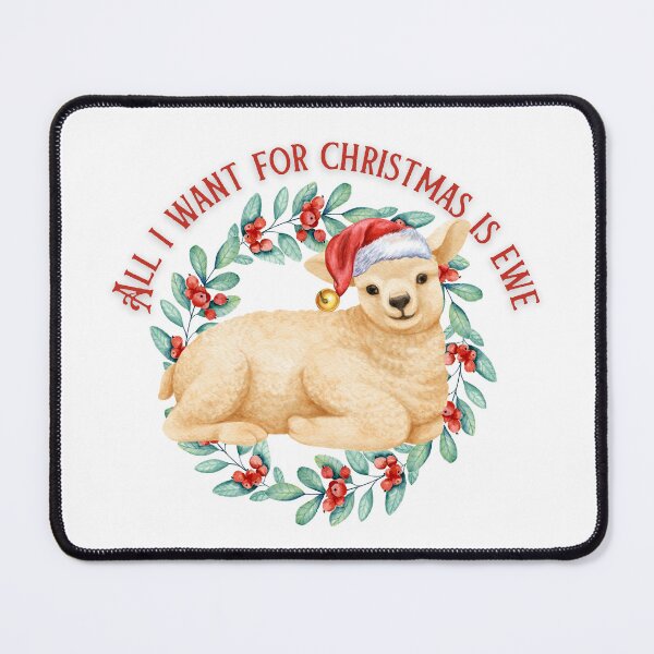 Item preview, All I Want For Christmas Is Ewe designed and sold by TheFunDistrict.