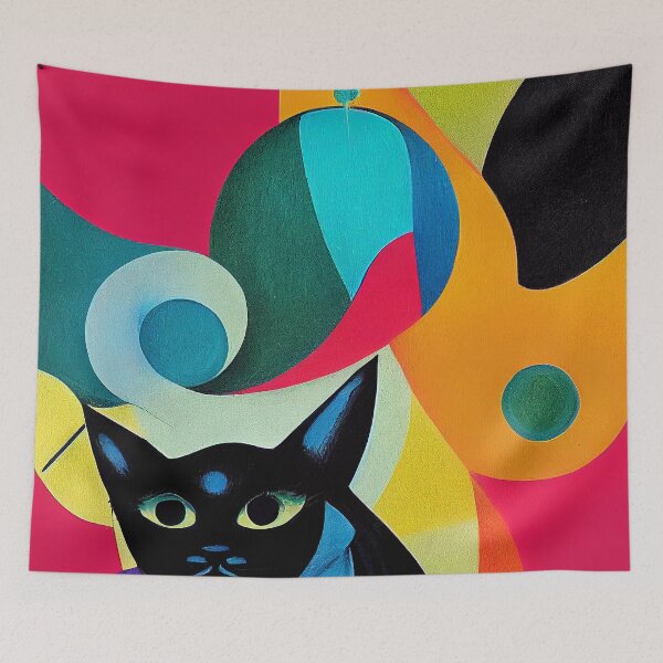 Item preview, Abstract Cat designed and sold by Texterns.
