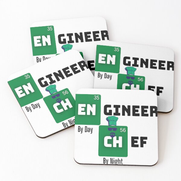 Item preview, Engineer By Day Chef By Night designed and sold by elkingo.