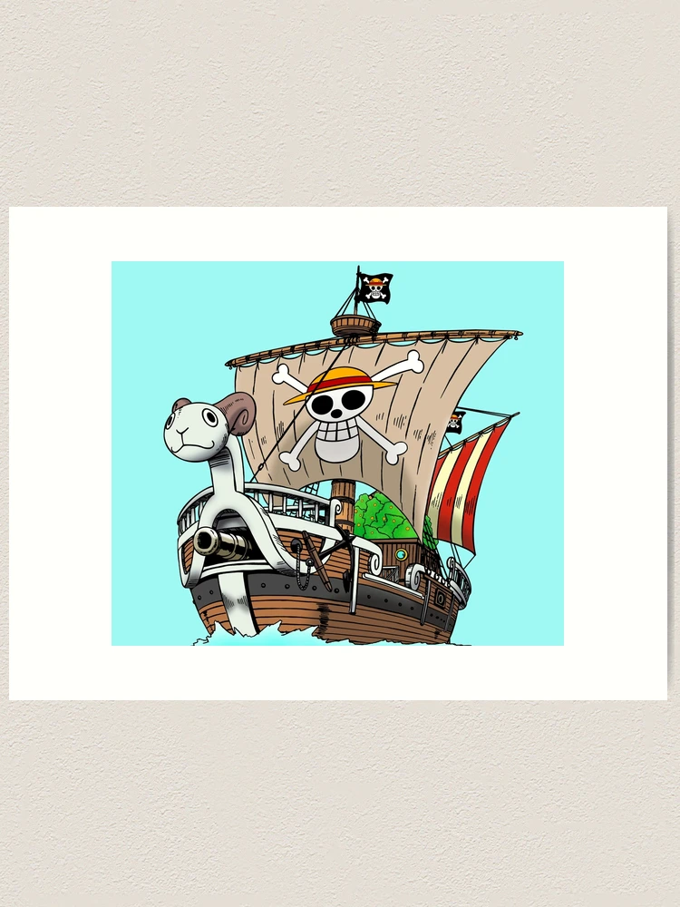 One Piece Going Merry Art Board Print for Sale by haida-hasn