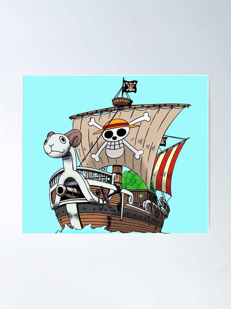going merry one piece boat Poster for Sale by AnimeTwins