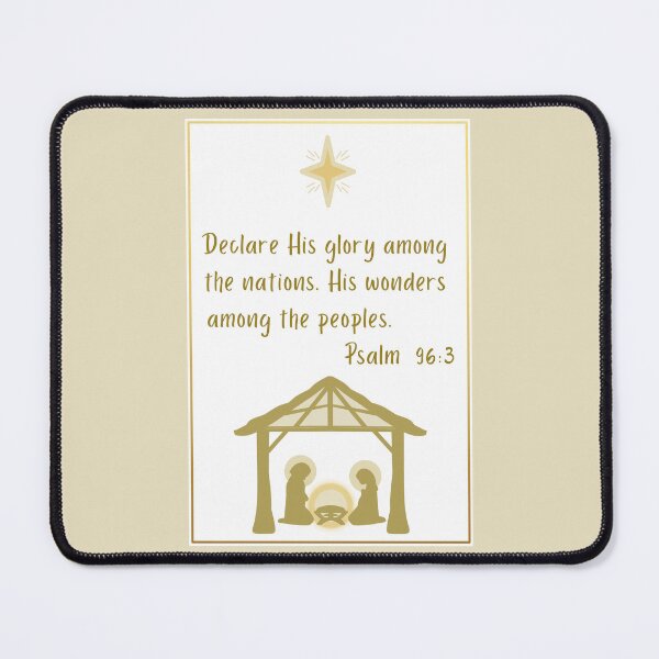 Item preview, Christmas Religious Psalm Quote - Birth Of Jesus designed and sold by ViewerEqualsPhoton.
