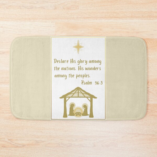 Item preview, Christmas Religious Psalm Quote - Birth Of Jesus designed and sold by ViewerEqualsPhoton.