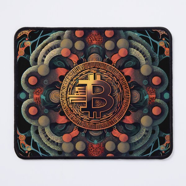 Item preview, Bitcoin Logo Fantasy Art Pattern designed and sold by HodlerSqvad.