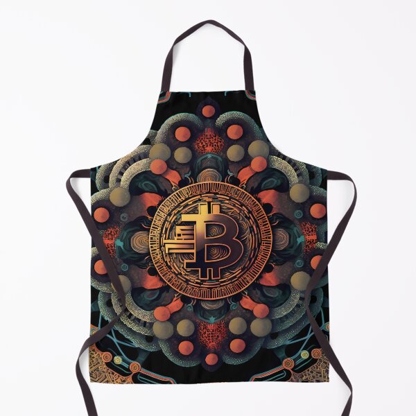 Item preview, Bitcoin Logo Fantasy Art Pattern designed and sold by HodlerSqvad.