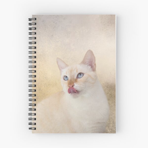 Item preview, Siamese Cat Licking Her Nose 02 designed and sold by Elisabeth Lucas.