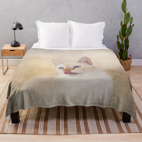 Item preview, Siamese Cat Licking Her Nose 02 designed and sold by Elisabeth Lucas.