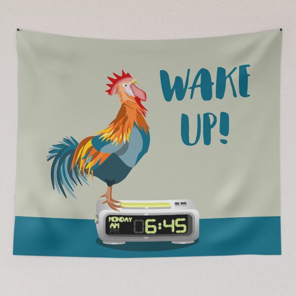 Item preview, Bantam Rooster Crowing wake up designed and sold by piedaydesigns.