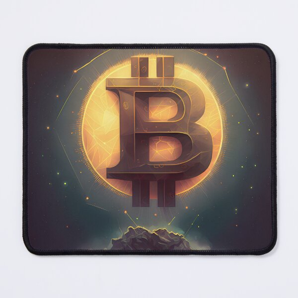 Item preview, Bitcoin Logo Fantasy Art designed and sold by HodlerSqvad.