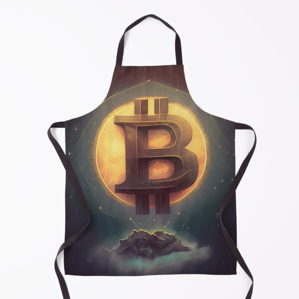 Item preview, Bitcoin Logo Fantasy Art designed and sold by HodlerSqvad.