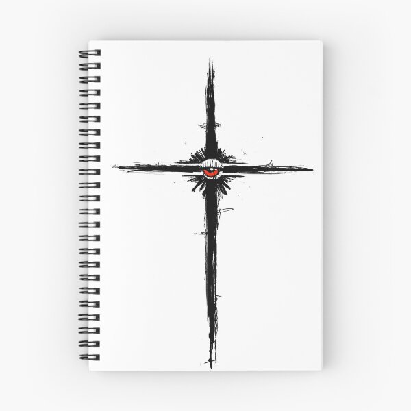Item preview, Goth cross eye dark art designed and sold by trentnin.