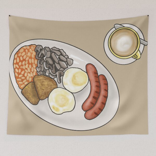 Item preview, All Day Breakfast Digital Drawing designed and sold by tonylamfood.