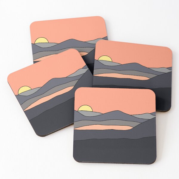 Item preview, Minimalist Landscape Sunset Design 287  designed and sold by artbylucie.