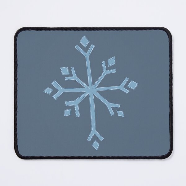 Item preview, Large Snowflake Digital Illustration in Blues designed and sold by AngelDawnDesign.