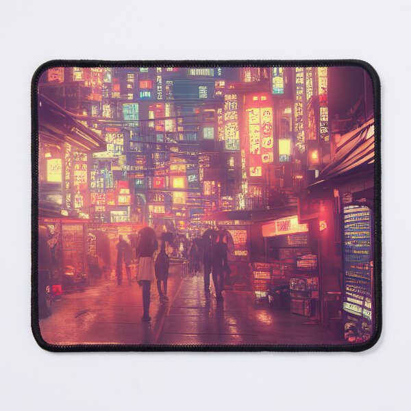 Item preview, Tokyo - Night Market at Dusk after the Rain designed and sold by Y2Bot.