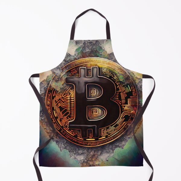 Item preview, Bitcoin Logo Fantasy Art designed and sold by HodlerSqvad.